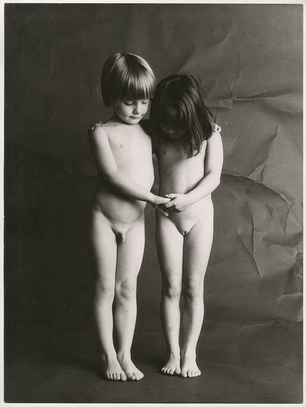 Jean-François BAURET, Deux enfants, 1970 © galerie Sit Down