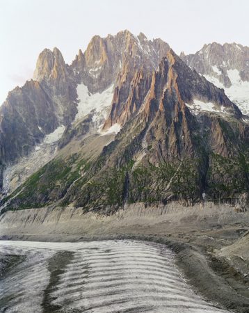 Glaciers de la Charpoua, du Moine et du Tacul, Aurore Bagarry, Glaciers, galerie Sit Down