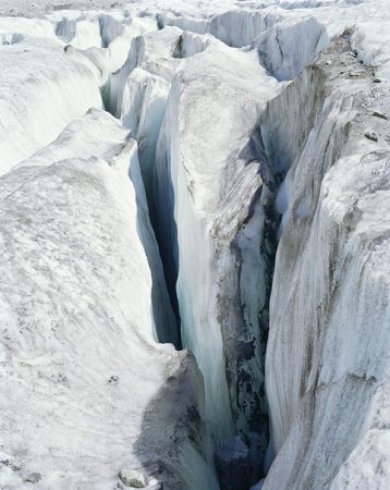 La mer de glace, Crevasses, Aurore Bagarry, Glaciers, galerie Sit Down